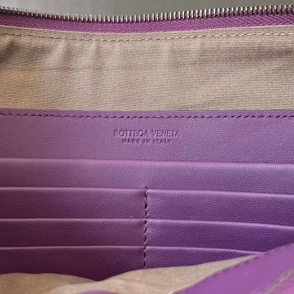 INTRECCIATO 30 IN PURPLE VIOLET LAMBSKIN